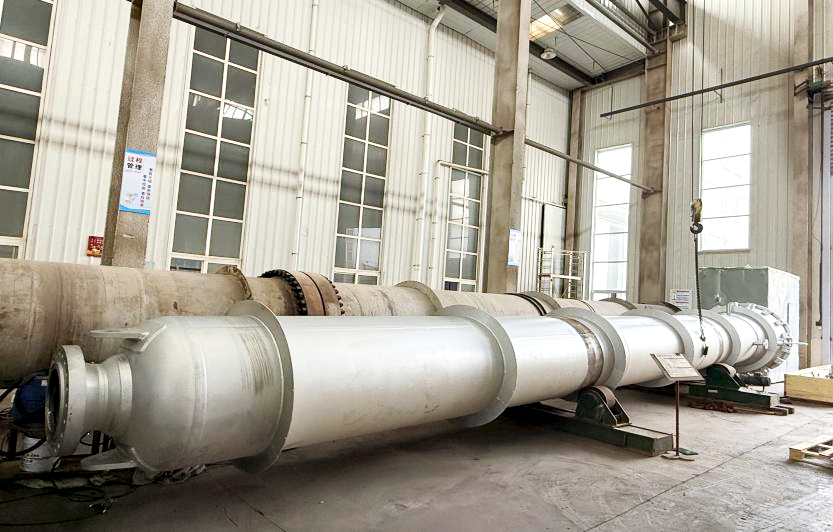 濕氧氧化塔  DN1000*(3+34)*10000  材質：TA10/Q345R